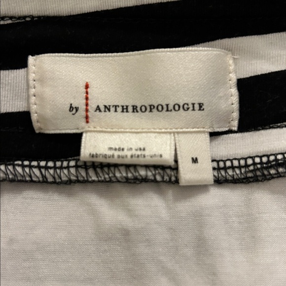 Anthropologie Black and White Geometric Midi Skirt - Picture 2 of 10